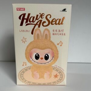 Pop Mart Labubu Have A Seat Doll - Cream